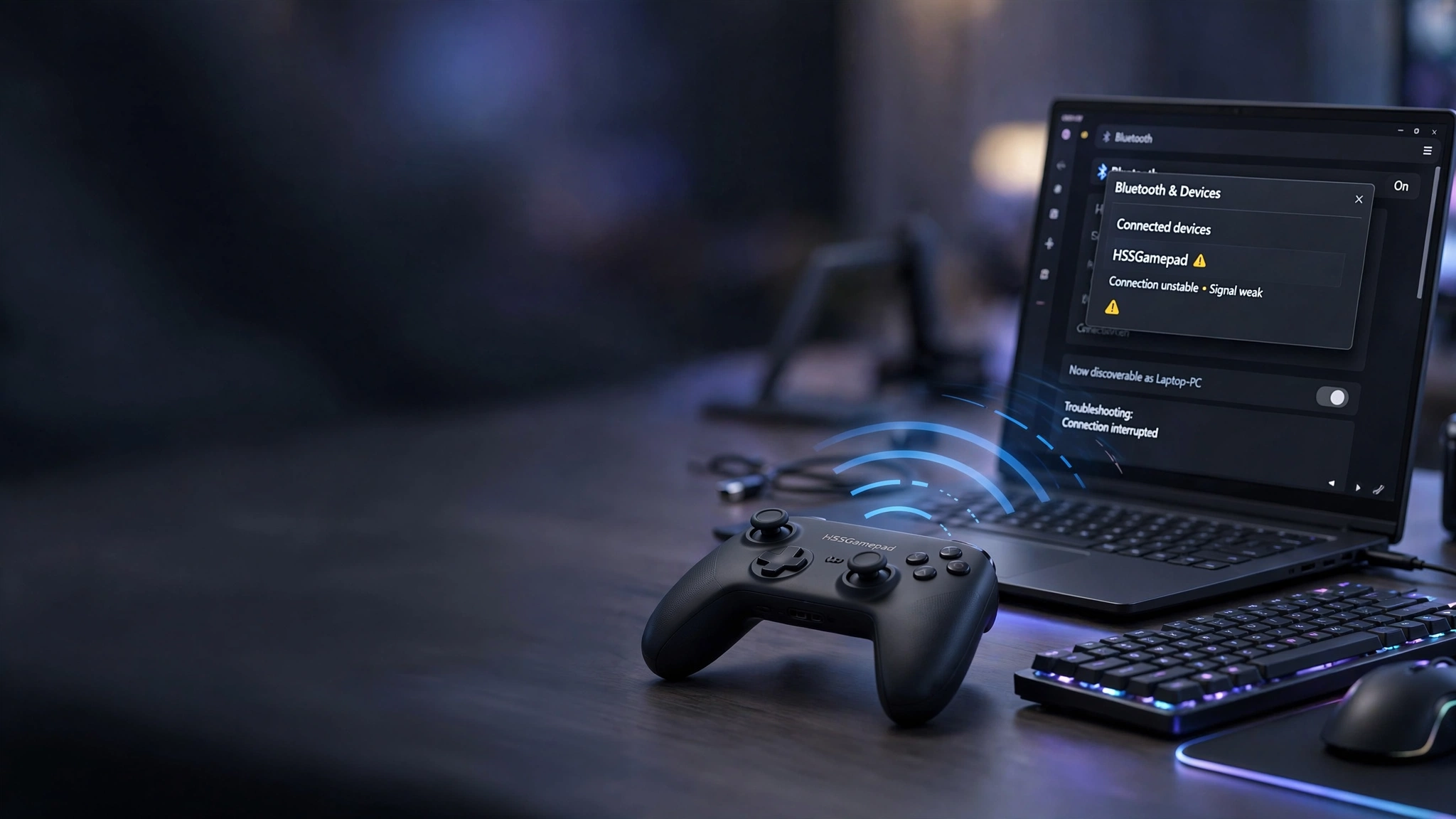 Connectivity Issues HSSGamepad
